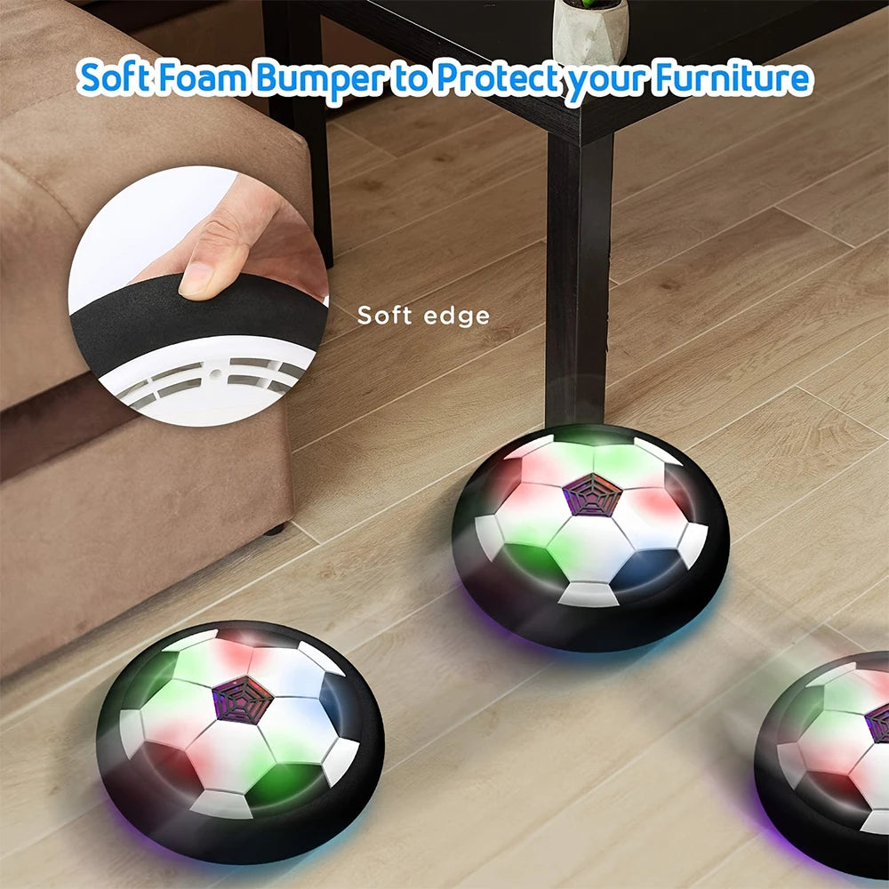 7″ Hover Soccer Ball Kids Toys, Electric Floating Football with LED Music, Soccer Ball Indoor Game for Children, Birthday Gift
