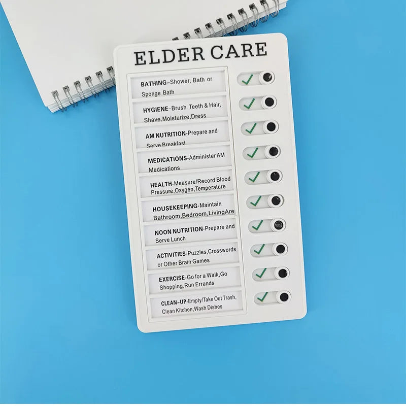 Reusable My Chores Checklist Daily Planner Memo Plastic Board Chore Chart Responsibility Behavior for Kid Self-discipline Card
