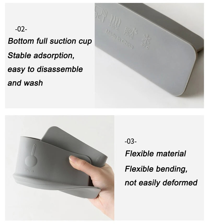 Silicone Sink Baffle Splash Guard Protect Cloth From Splashing Water Baffle Splash Protector For Washing Dishes Faucet Kitchen