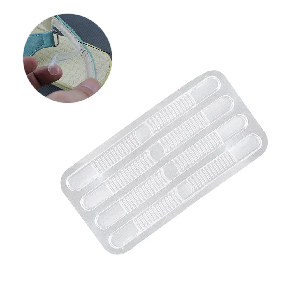 4pcs Silicone Heel Stickers Heels Grips for Women Men Anti Slip Heel Cushions Non-Slip Inserts Pads Foot Heel Care Protector