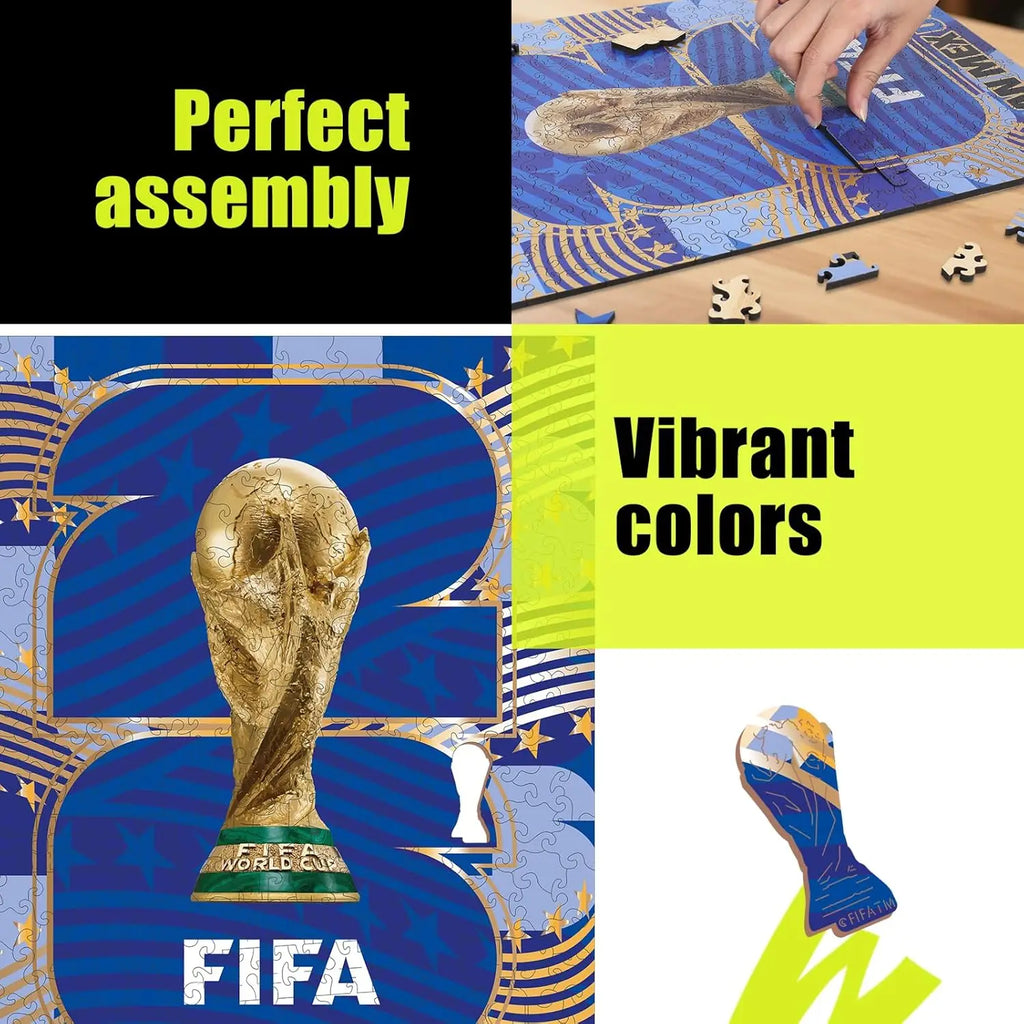 FIFA World Cup 2026 Limited Edition Collector's Wooden Puzzle 300PC Adult Puzzles with Gift Box for True Fans Official Licensed