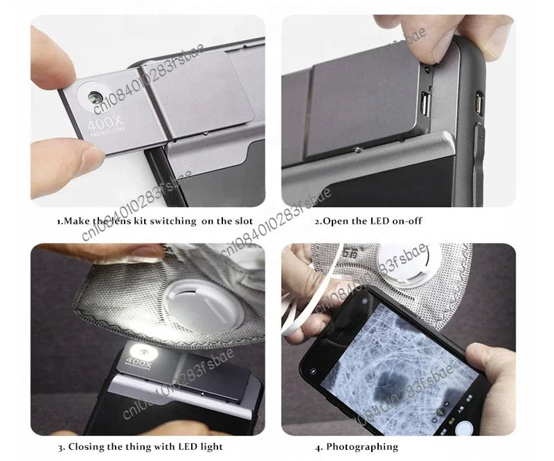 400X mobile phone case microscope, suitable for iPhone series mobile phone case