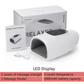 Electric Hand Massager with 5 Levels Air Compression Heat Palm Finger Massage Machine for Arthritis Finger Numbness Hand Relax