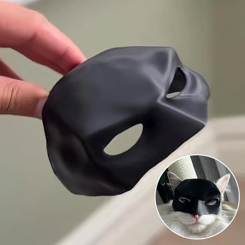 Bat Cat Mask Pet Decoration Mask for Cat and Dogs Spooky Half Mask Pet Accseeiories Pet Funny Party Make-up Decoration