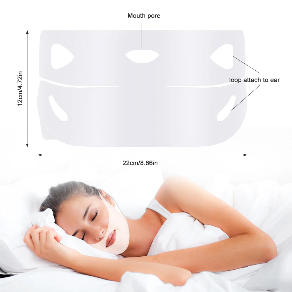 4D V shape Lifting Face Mask Ear Hanging Chin Cheek Lift Facial Slimming Hydrogel Thin Face-Lifting Slimmer Mask Black Packaging