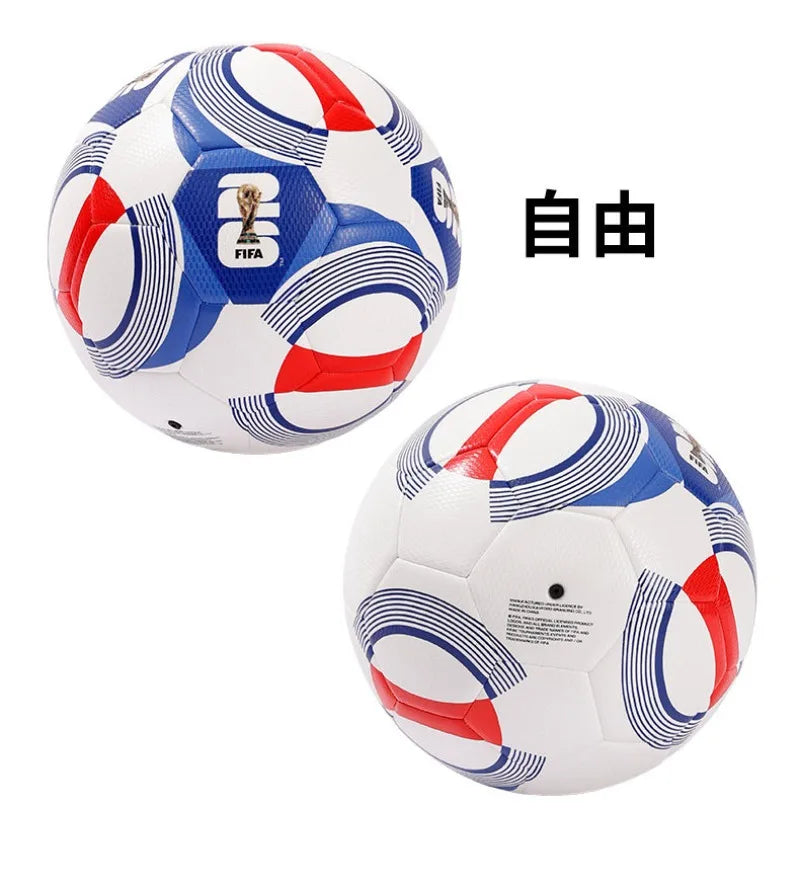 FIFA 2026 World Cup USA Canada Mexico Size 5 Soccer Ball Official Match Training for Adults Youth Students Wear-Resistant PU
