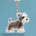 Dog Hair Storage Pendant Cute Keychain Car Key Chains Bag Pendant Couple Jewelry Souvenir Collection Gift Decoration Accessories