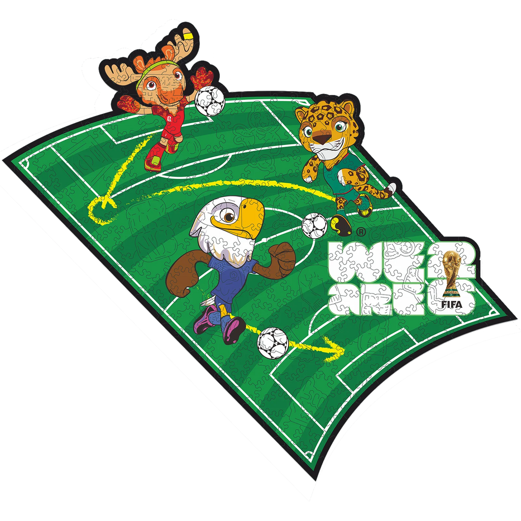 Football Match Style Wooden Jigsaw Puzzle"Game Time"FIFA World Cup DIY Toy Home Wall Decor Ideal Gift for Sports Enthusiasts