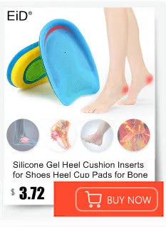 EiD 2cm 3cm 4cm Silicone Invisible Height Increase Insole Height Lift Taller 2in1 Soft Sock Shoes Pad for Men Women dropshipping