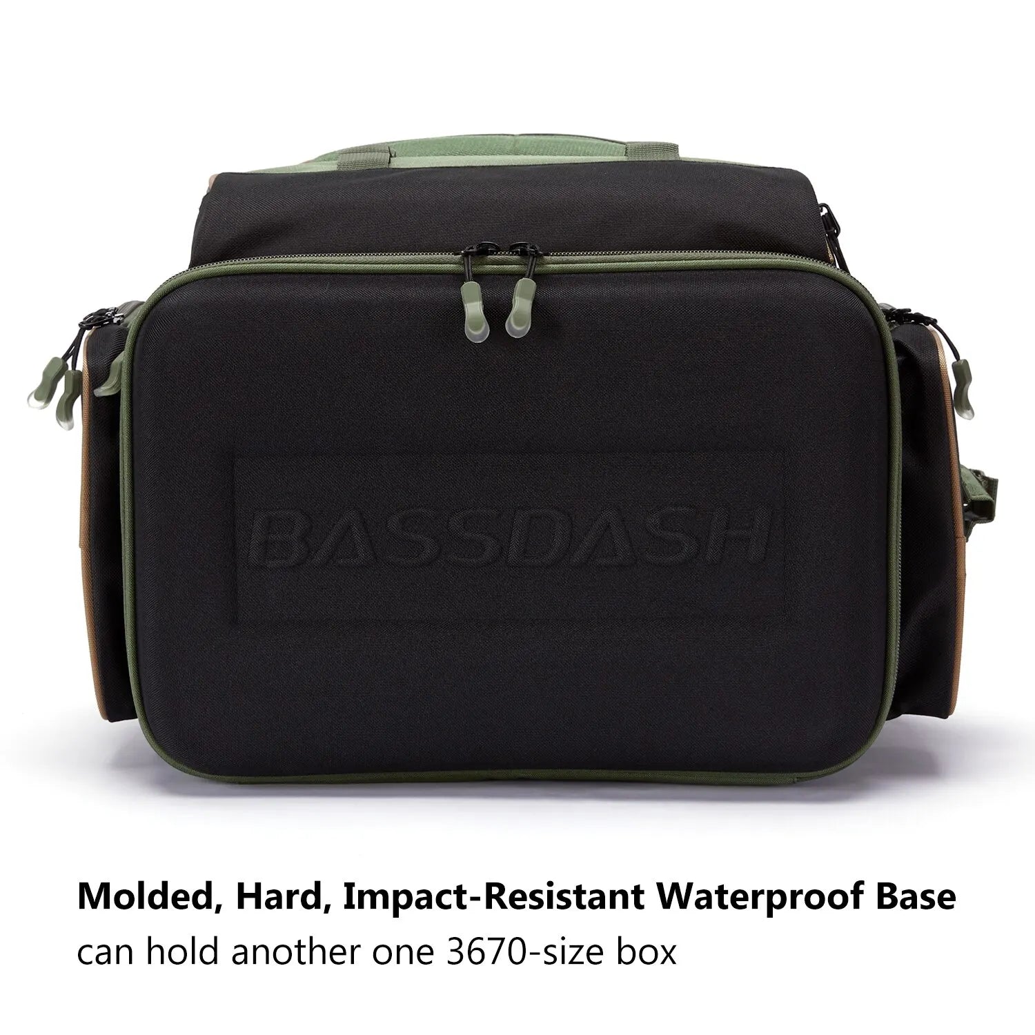 Bassdash Multifunctional Fishing Tackle Backpack Lightweight Tactical Soft Tackle Box with Protective Rain Cover