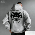 2025-26 New UFC Men's Boxing Sports Hoodie, Warm and Comfortable Casual Hoodie for Autumn and Winter, Fashionable Printed