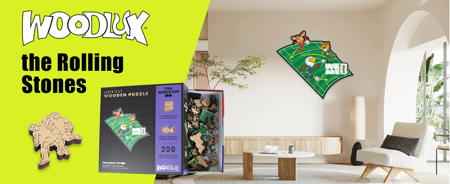 Football Match Style Wooden Jigsaw Puzzle"Game Time"FIFA World Cup DIY Toy Home Wall Decor Ideal Gift for Sports Enthusiasts