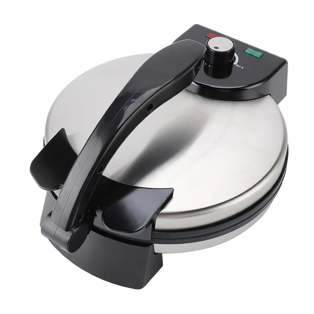 Roti Maker Machine 10in Simple  Easy Cleaning Knob Temperature Control 110V US Plug Electric Crepe Maker for Kitchen Tortilla
