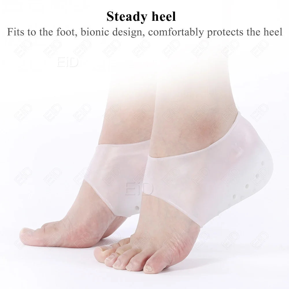 EiD 2cm 3cm 4cm Silicone Invisible Height Increase Insole Height Lift Taller 2in1 Soft Sock Shoes Pad for Men Women dropshipping