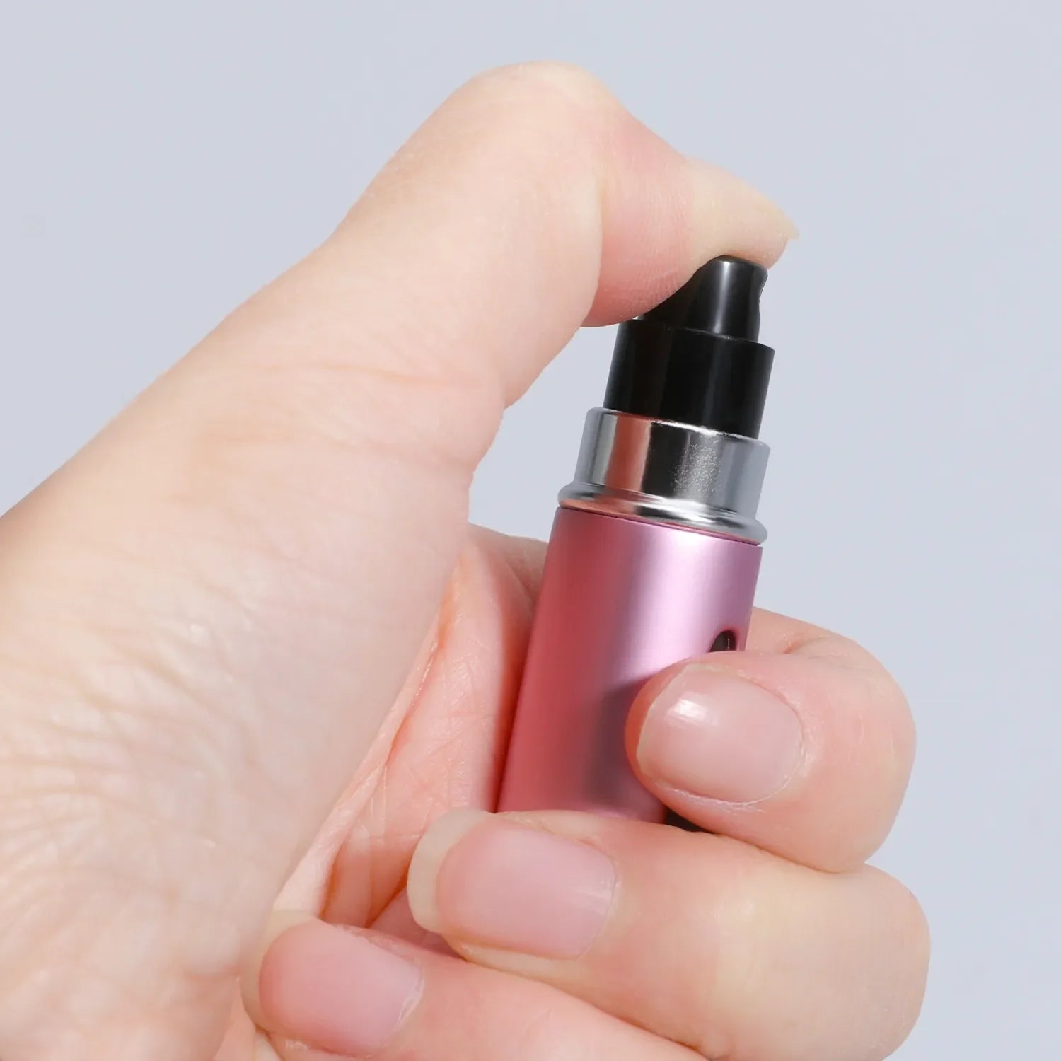 5ml Perfume Atomizer Portable Liquid Container For Cosmetics Traveling Mini Aluminum Spray alcochol Empty Refillable Bottle
