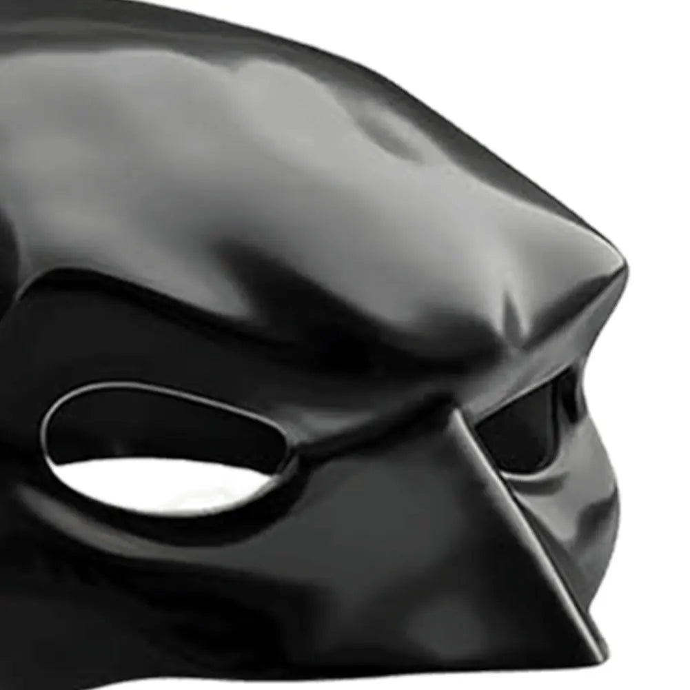 Bat Cat Avenger Mask Creative Black Cat Bat Mask Handmade Half Face Cat Mask Decorative Half Face Pet Mask for Party Favors