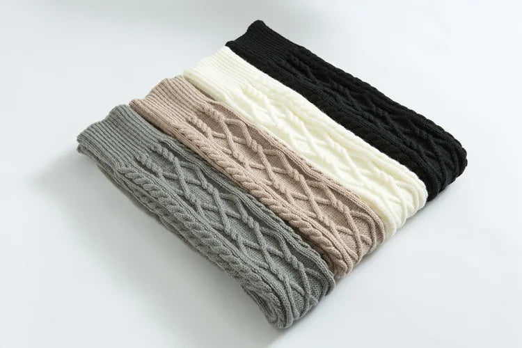 Winter Women Knee Socks Ladies Thigh High Stockings Girls Warm Sexy House Floor Long Stocking Knitting Wool Over Knee Stocking