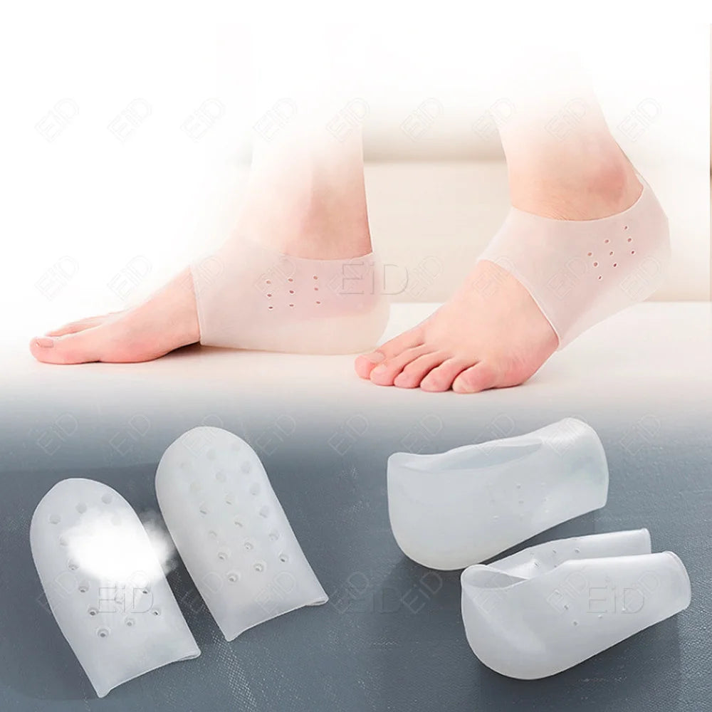 EiD 2cm 3cm 4cm Silicone Invisible Height Increase Insole Height Lift Taller 2in1 Soft Sock Shoes Pad for Men Women dropshipping