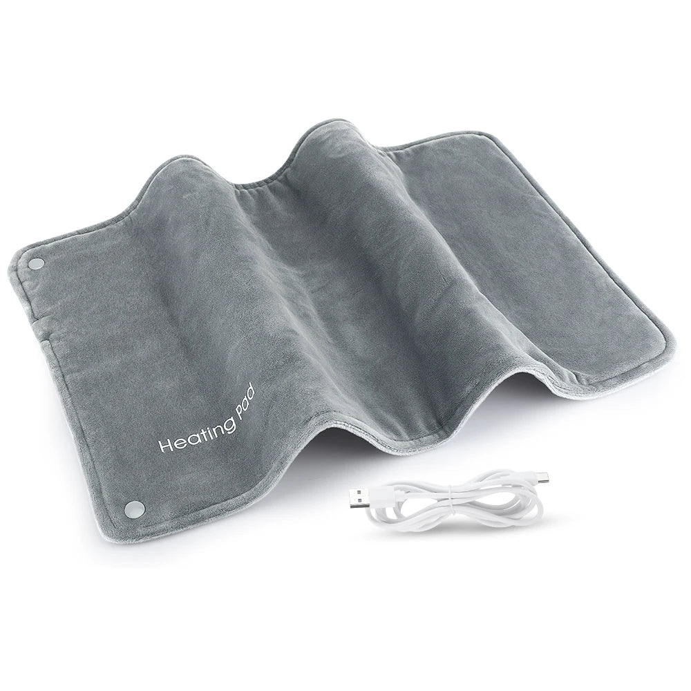 3 Levels Electric Graphene Heating Pad Cold-Proof Uterine Belt Cold-Proof Hand Waist Warming Pad USB Recharging Abdominal Warmer