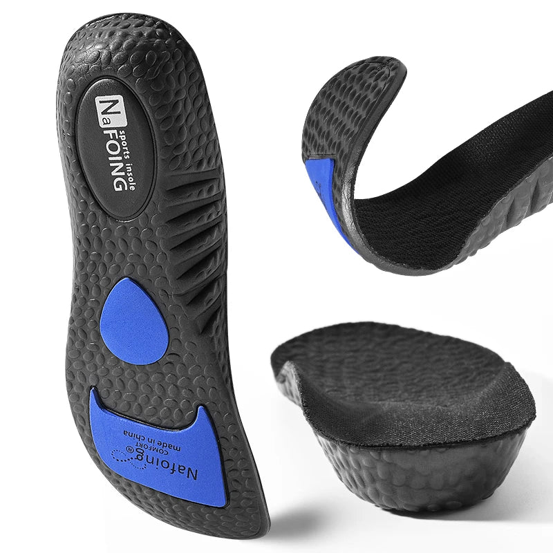 EVA Insoles for Shoes Sole Shock Orthotic Insole Absorption Deodorant Breathable Cushion Running Insoles for Feet Arch Suppor