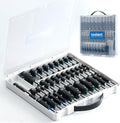 34 Piece SAE/Metric Nut Driver Set, Impact Driver Bit Set, Deep Nut Driver, Impact Socket Adapters, Wing Nut Driver, Tough Gift
