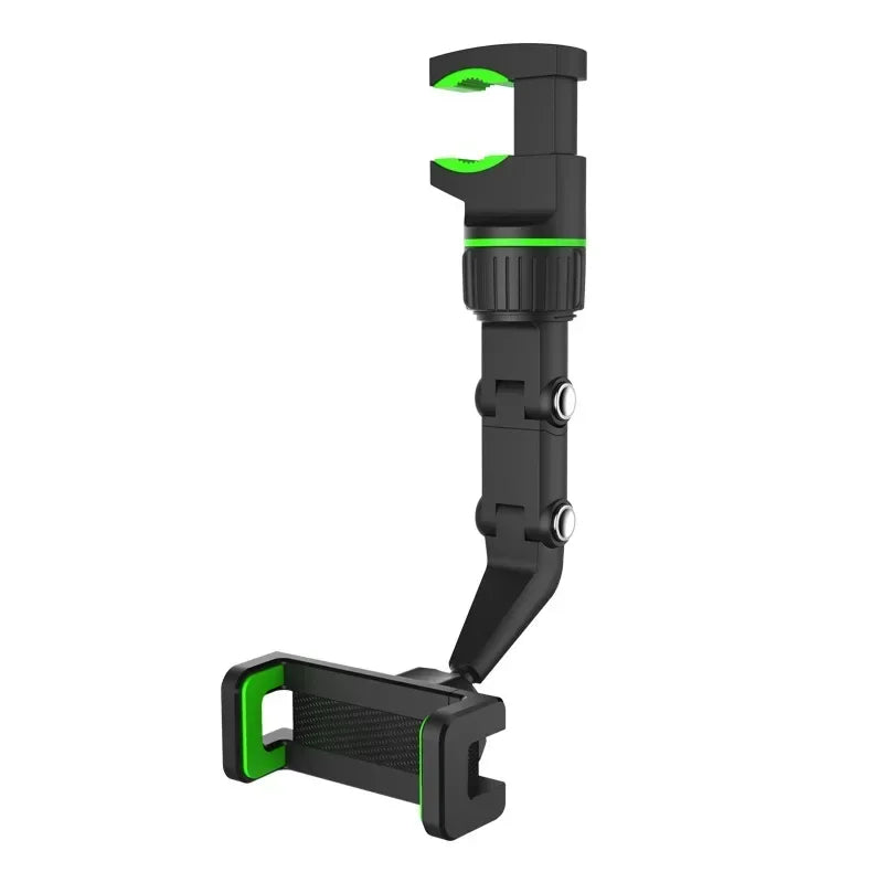 Rearview Mirror Phone Holder for Car - Multifunctional Car Phone Mount, Universal Cellphone Mount for Almost All Cell Phone &Car