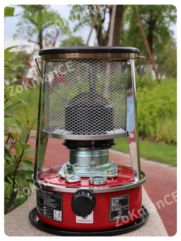 2 IN 1 Portable Kerosene Stove Heater 4.5L Kerosene Space Heater Outdoor Kerosene Heater for Camping  Fishing Hunting Cooking