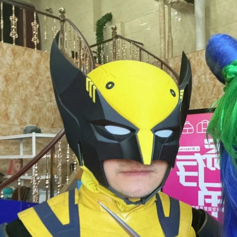 3d Cosplay Wolverine Mask Movie Prop Halloween Costume High Quality Printing Headgear Carnival Costume Party Supplies Helmet