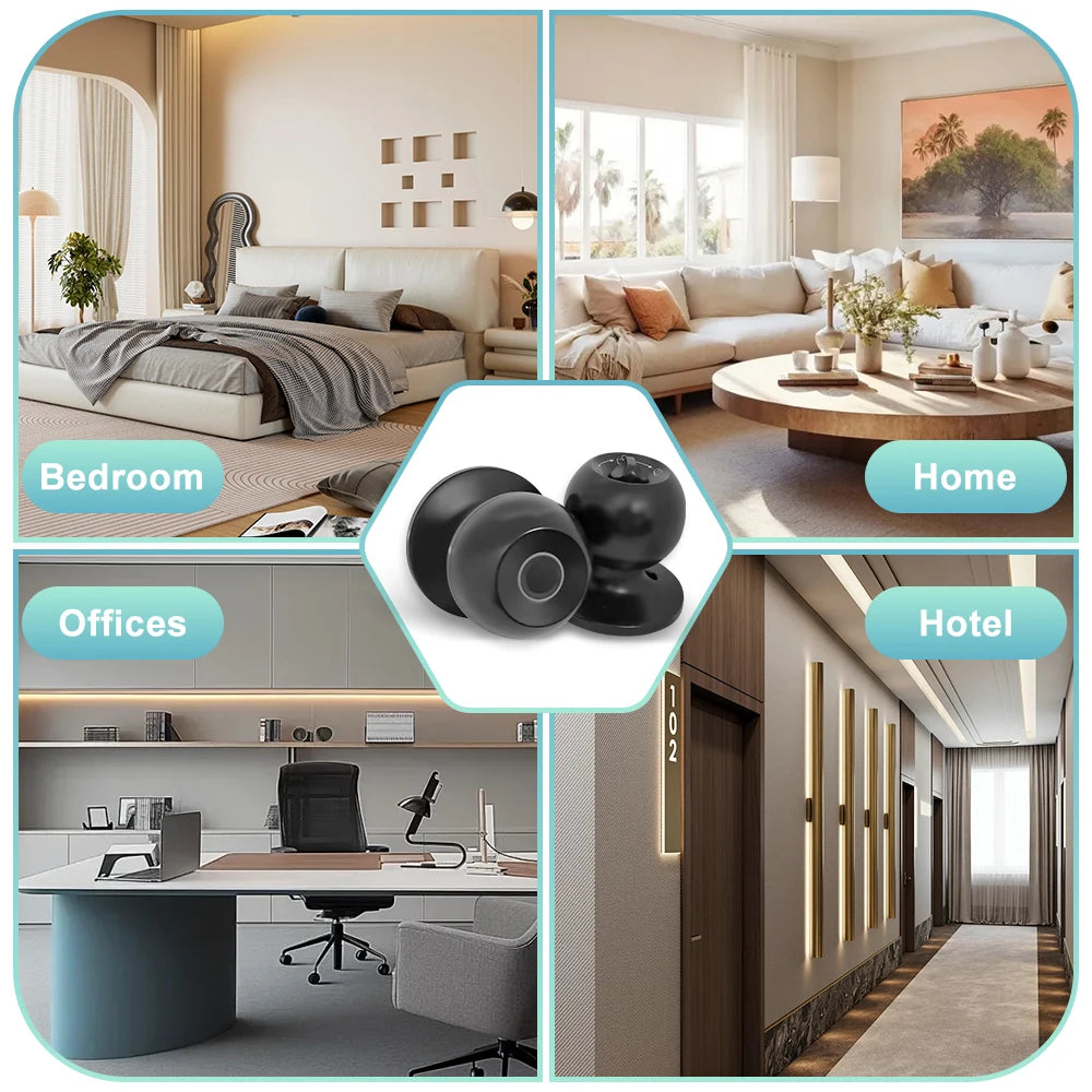 Tuya Door Lock Bluetooth Fingerprint Recognition Lock Smart Life Unlocking Automation Residential Security Protection