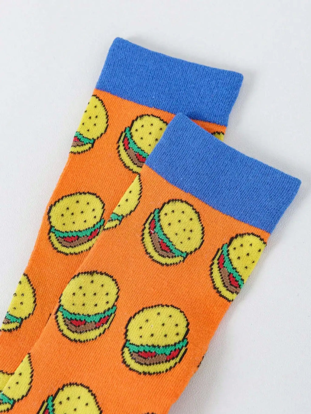 5 pairs/sets of men's four seasons European and American trend color food pattern combination