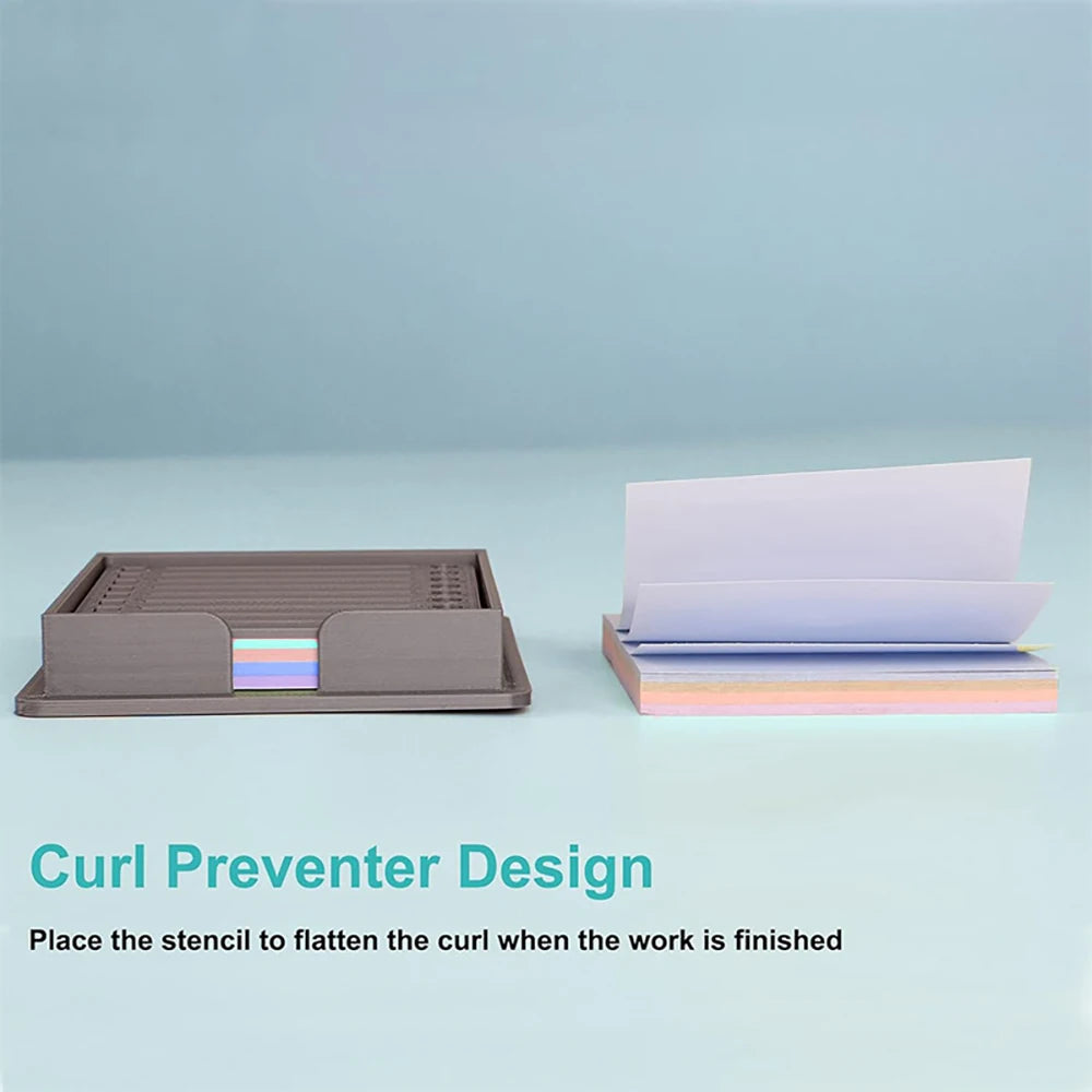 Bview Art 1pcs Sticky note holder with sticky note template