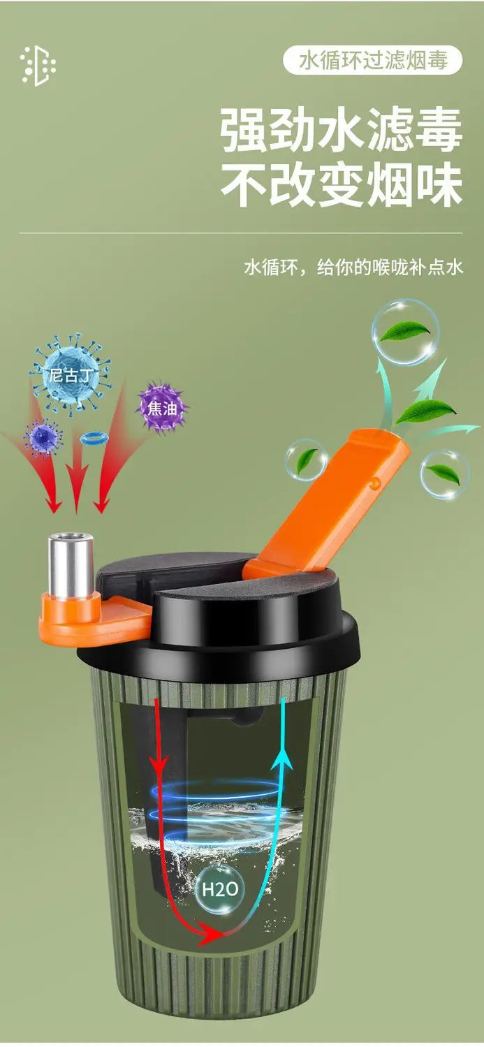 New Portable Coarse, Medium and Fine Four-purpose Filter, Washable Cigarette Cup and Pipe Holder