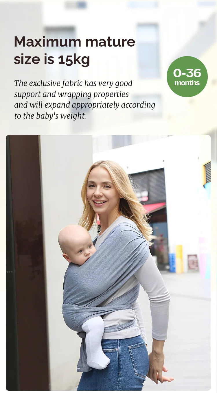 Ergonomic Baby Backpack Newborn Sling with Backpack Straps Outdoor Parenting X-shaped Support Comfortable Baby Carrier