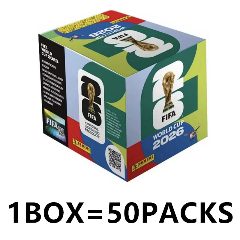 Genuine Panini 2026 FIFA World Cup Sticker Album Limited Gold Silver Official 2026 Stickers Collection Football Souvenir Gift