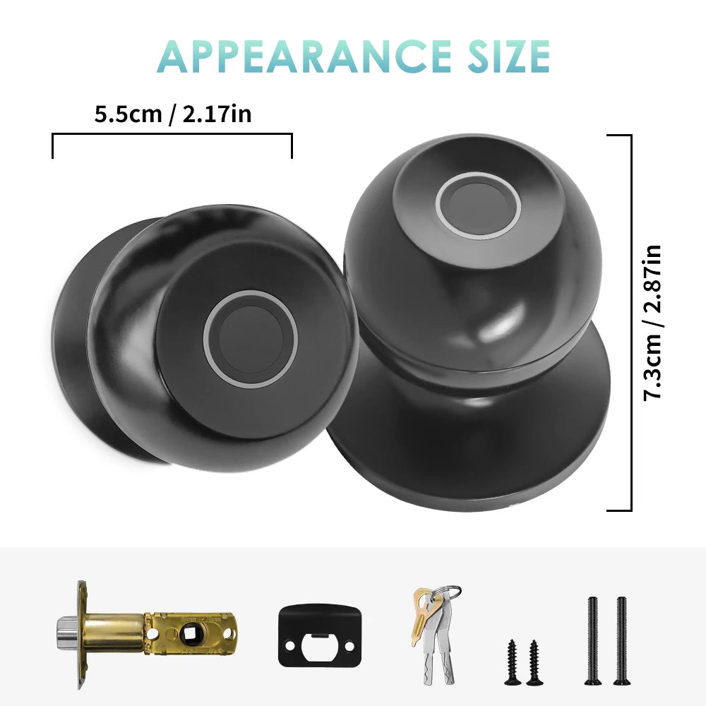 Tuya Door Lock Bluetooth Fingerprint Recognition Lock Smart Life Unlocking Automation Residential Security Protection
