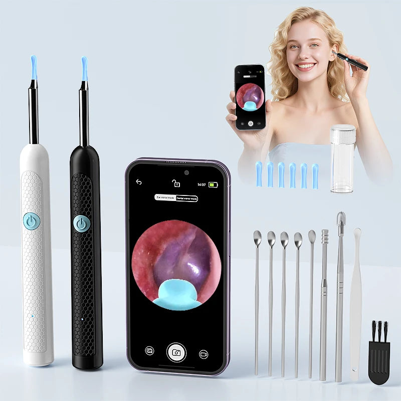 WIFI Visual Ear Camera Ear Pick Digital Ear Spoon Wireless Ear Cleaning Endoscope Ear Wax Removal Tool For Iphone Android Phones