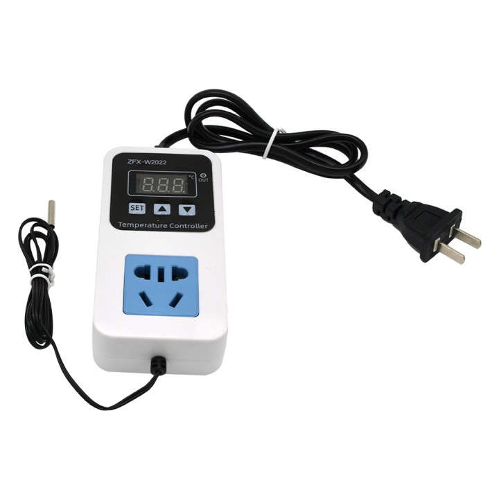 XK-W2001 W2022 Digital Temperature Humidity Controller Socket AC110-220V Thermostat Regulator Smart Humidity Controller Socket
