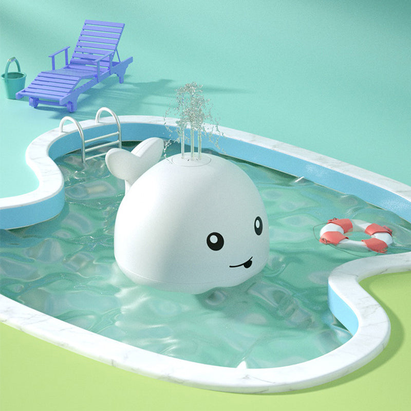 Baby Light Up Bath Tub Toys Whale Water Sprinkler Pool Toys for Toddlers Infants Whale Water Sprinkler Pool Toy