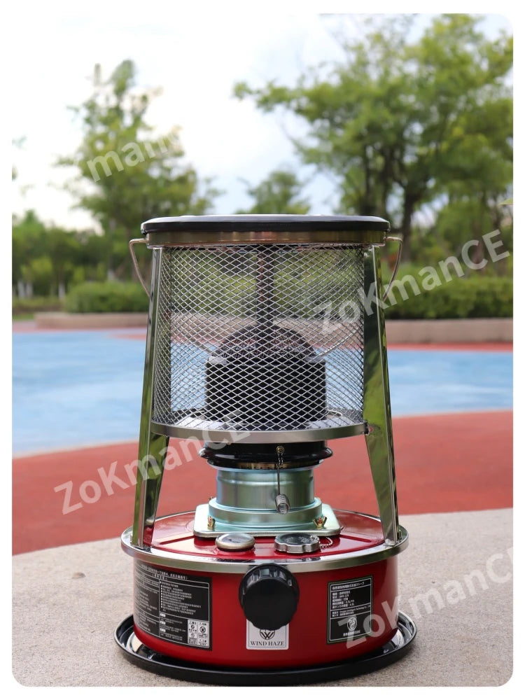 2 IN 1 Portable Kerosene Stove Heater 4.5L Kerosene Space Heater Outdoor Kerosene Heater for Camping  Fishing Hunting Cooking