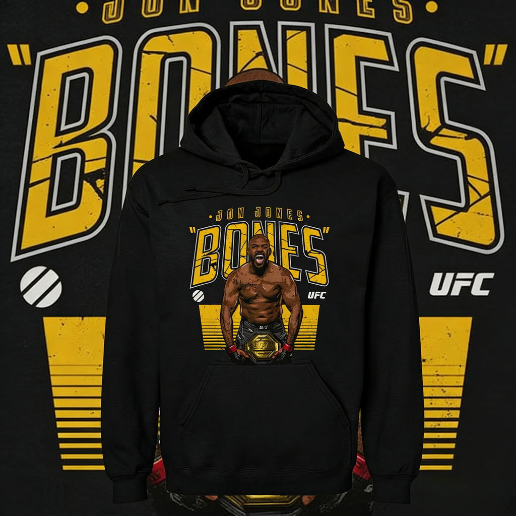 2025-26 Autumn/Winter UFC Peripheral Graphic Hooded Sweatshirt, 100% Cotton Printed Loose Hoodie for Both Men and Women