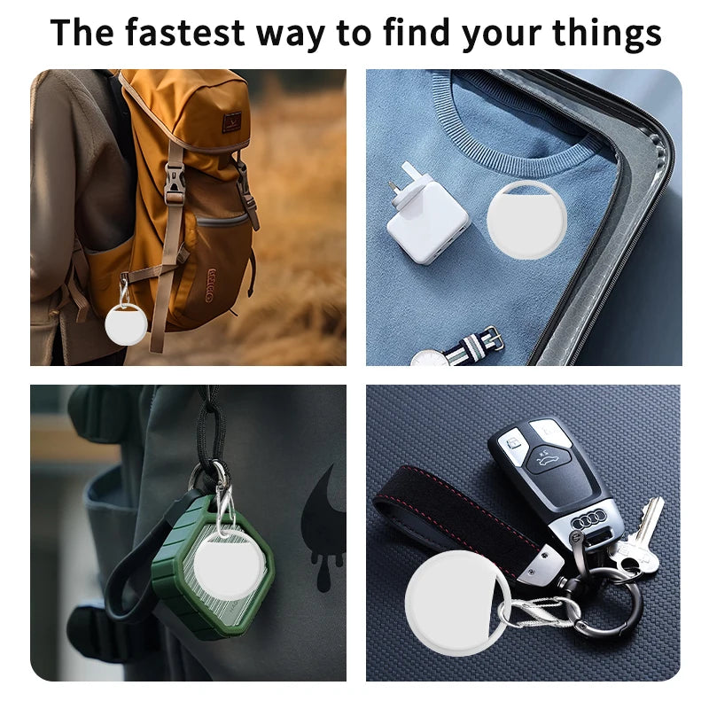 Security Bluetooth GPS Tracker Tag Based on iphone Find My app airtag Anti-lose Sound Locate Message Reminder Alarm Key Finder