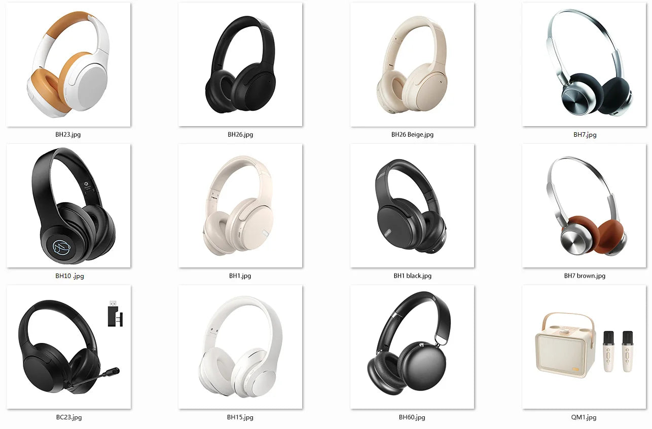 BH23 Hot Selling Brand Bluetooth Wireless Headphones Noise Cancelling Headset ANC Earphone Headphone With Microphone