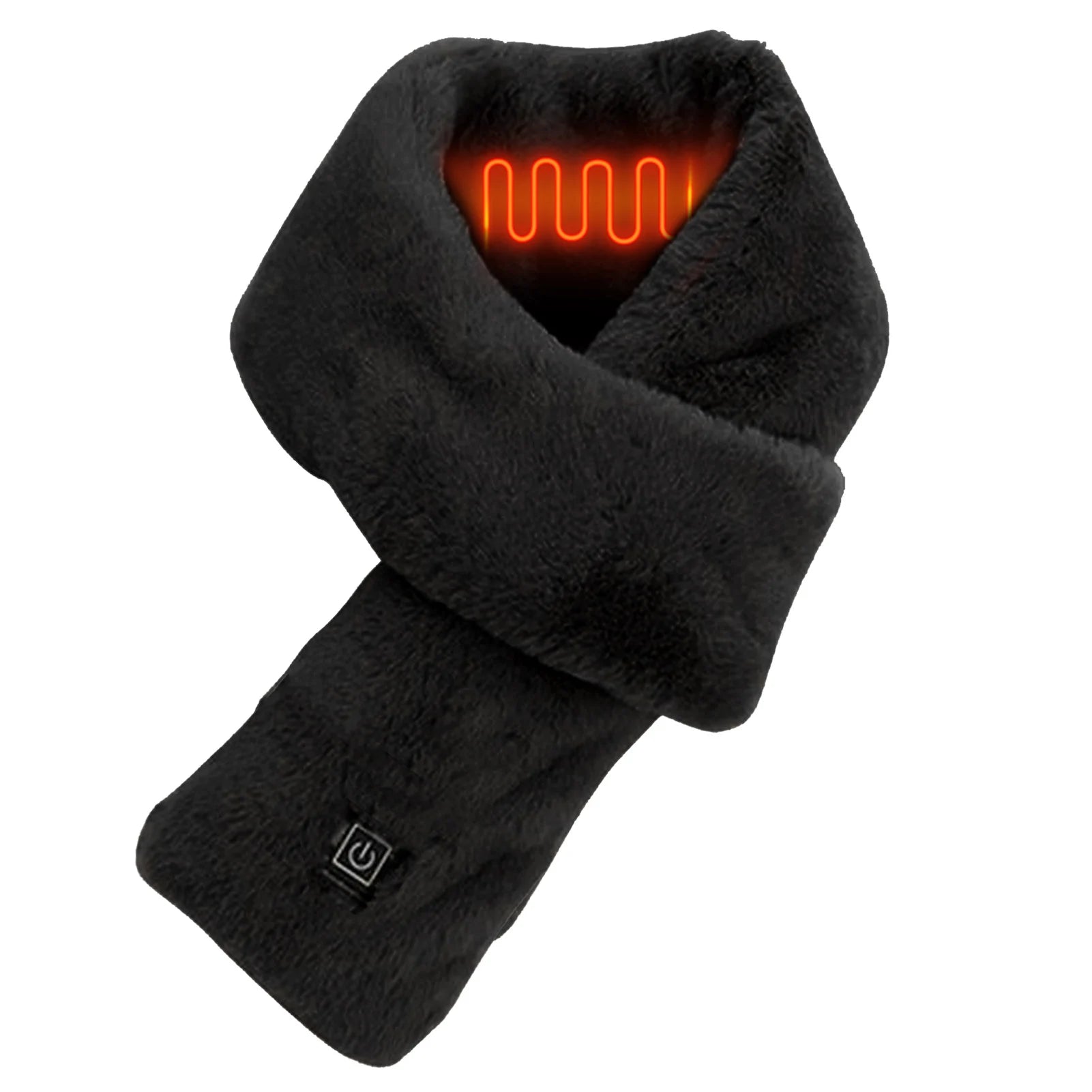 Winter Electric Heated Scarf 5V 3 Level Adjustable Temperature Scarf USB Charging Heat Control Neck Warmer For Cycling Camping