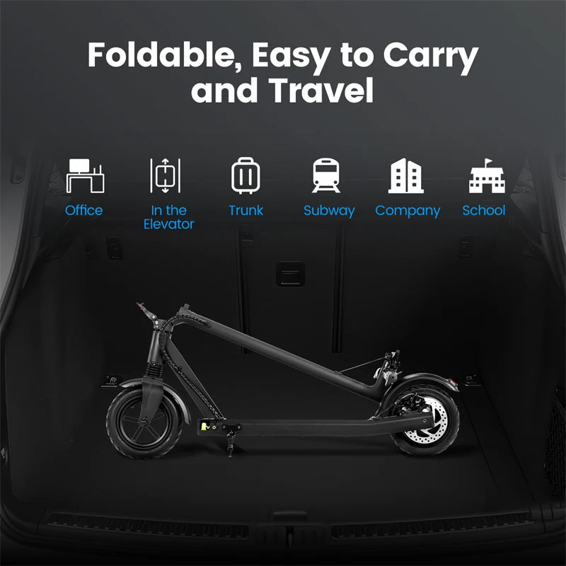 Electric Scooter 350W E Scooter Shock-absorbing ‎8.5 Inches Folding waterproof Commuting Electric Scooters