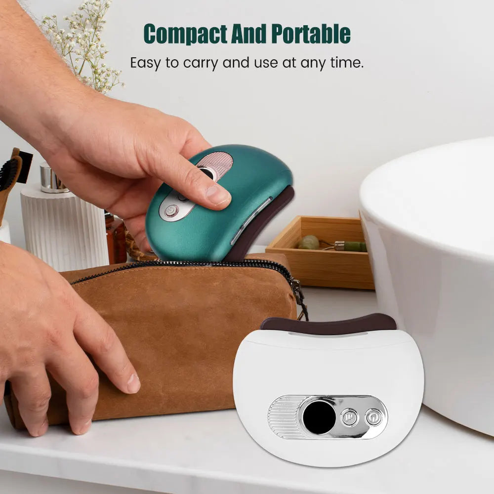 Electric Guasha Massager Body Scraping Heating Vibration Muscle Guasha Face Neck Eye Massage Knife Stone Gua Sha Gouache Scraper