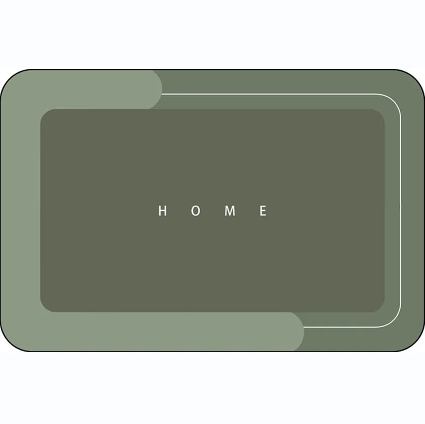 Bathroom Non-slip Mat Absorbent Floor Mats Home Kitchen Shower Room Bathtub Rug Quick Drying Entrance Door Memory Foam Pads