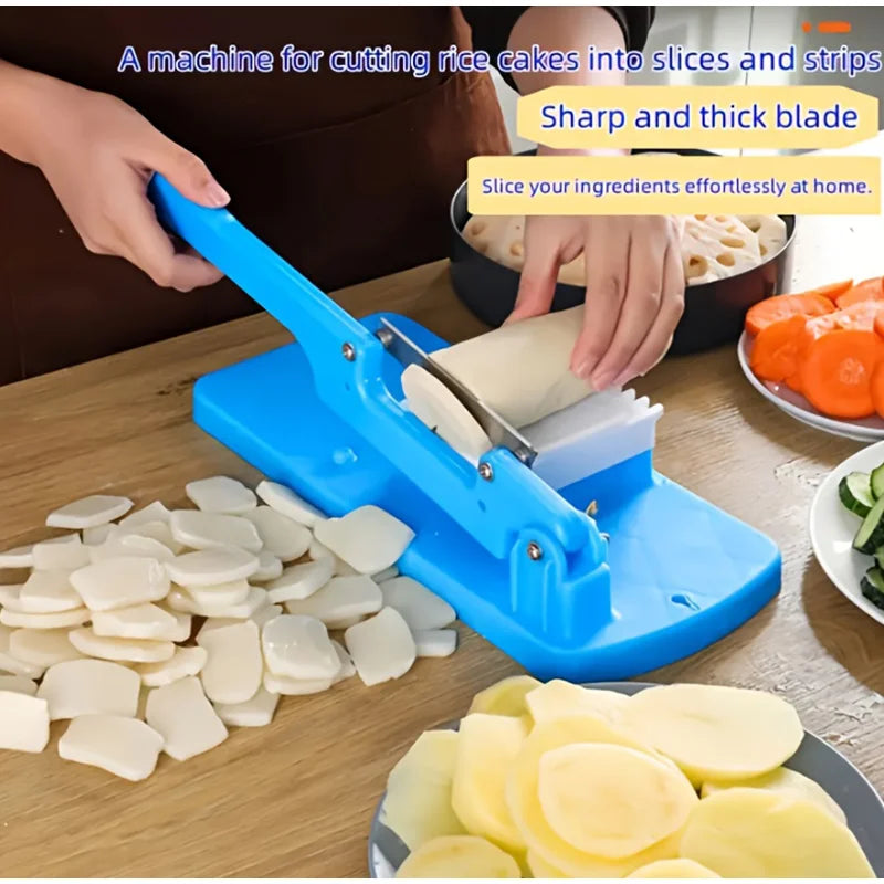 New Frozen Meat Slicer Chopper - No Batteries, Easy Assemble. Perfect For Vegetables & Fruits. Your Essential Kitchen Helper