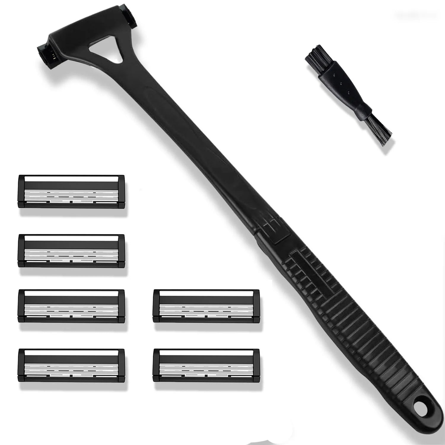Safety Long Handle Folding Back Shaver Body Shaver Back Hair Trimmer Body Leg Back Razor Shaver Epilator Hair Removal Tool