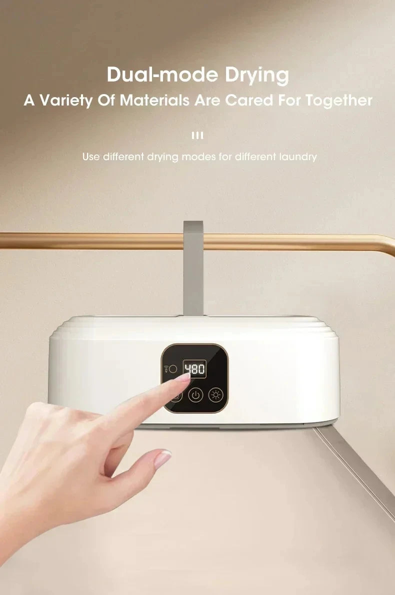 Electric Portable Clothes Dryer UV Sterilization Foldable Laundry Dryer Compact Folding Clothing Dryer