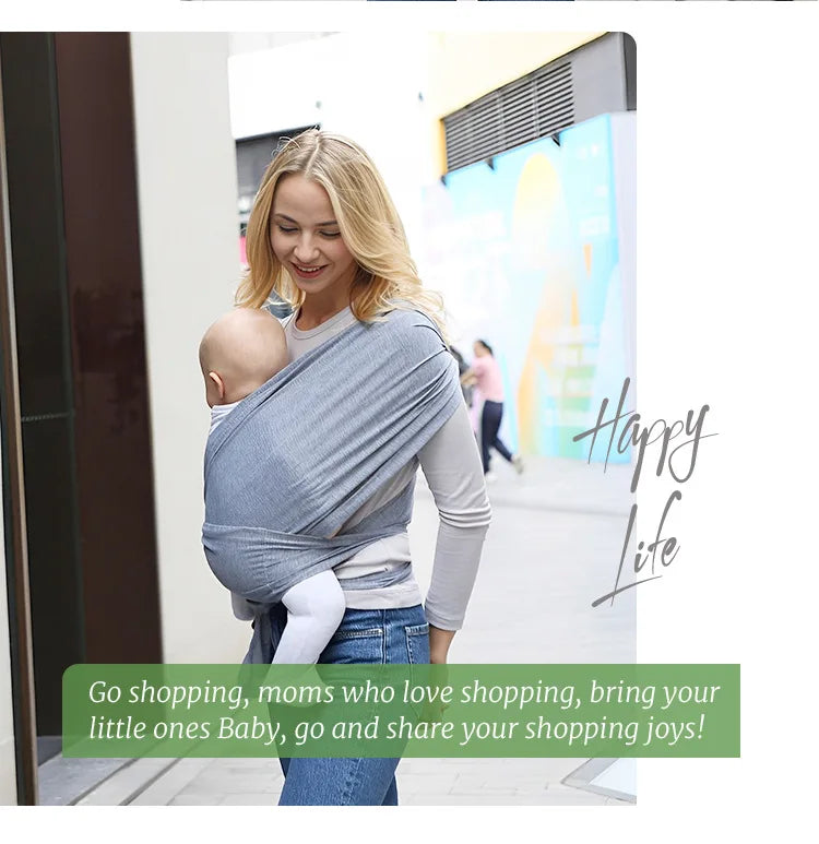 Ergonomic Baby Backpack Newborn Sling with Backpack Straps Outdoor Parenting X-shaped Support Comfortable Baby Carrier